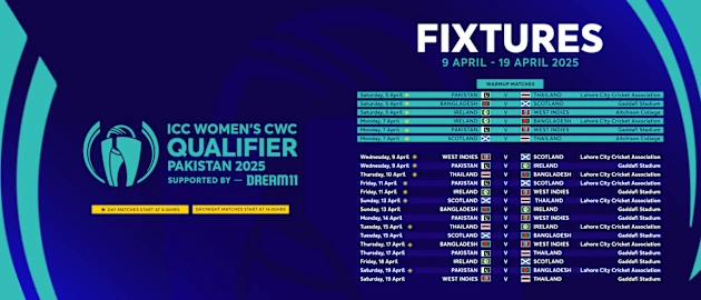 ICC Women's T20WC Full Fixture Website