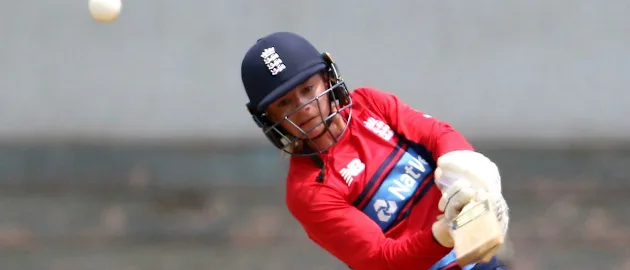 Danielle Wyatt gave England a good start with a 17-ball 34