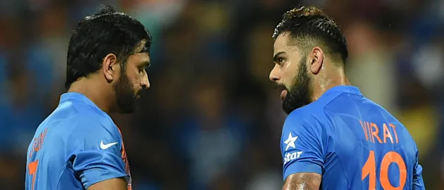 MS Dhoni and Virat Kohli