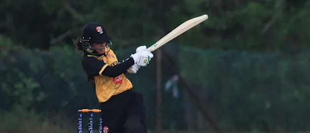 Malaysia skipper Elsa Hunter top-scored for her side with an unbeaten 24-ball 37