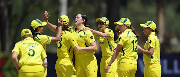 Players of Australia celebrate