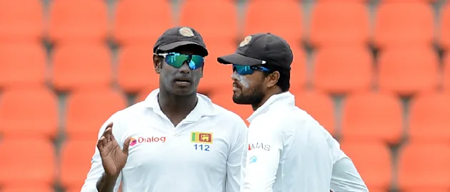 Angelo Mathews and Dinesh Chandimal