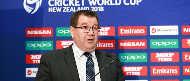 NZ Sports and Recreation Minister Grant Robertson speaks at the launch of the ICC U19 World Cup 2018 in Wellington, New Zealand.