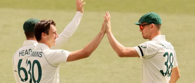 Pat Cummins and Josh Hazlewood starred with the ball for Australia.