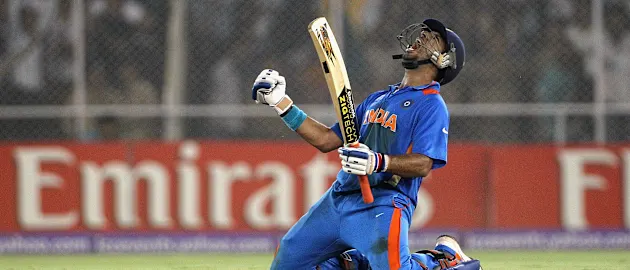 Yuvraj Singh starred as India beat Australia.