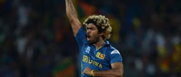 38967 Lasith Malinga celebrates one of his five wickets