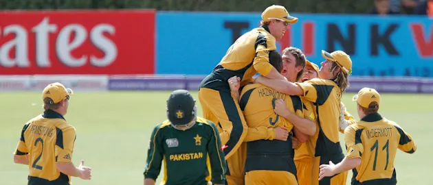 Ahmed led Pakistan to the U19 World Cup final in 2010, which they lost to Australia