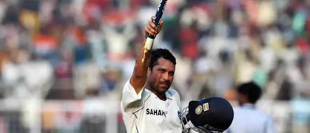 A special century from Sachin Tendulkar.