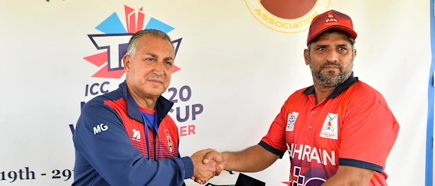 The team managers of Kuwait and Bahrain