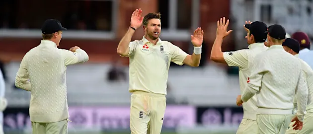 James Anderson became the first England bowler to take 500 Test wickets and just the sixth in history when he dismissed West Indies opener Kraigg Brathwaite