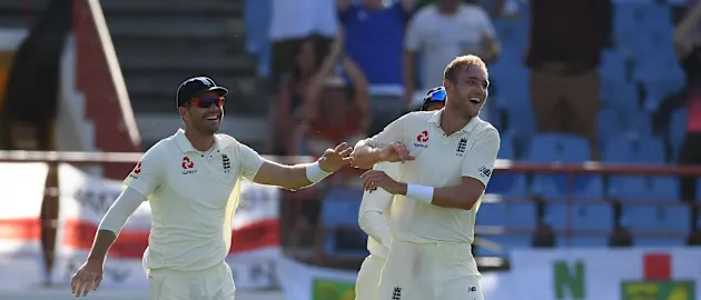 James Anderson and Stuart Broad