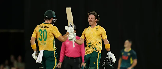 Brevis’ record knock levels series for South Africa