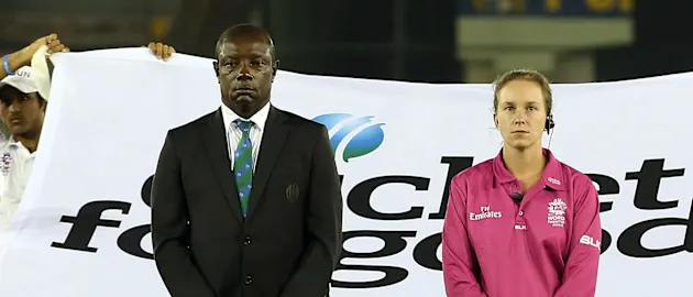 Richie Richardson and Claire Polosak