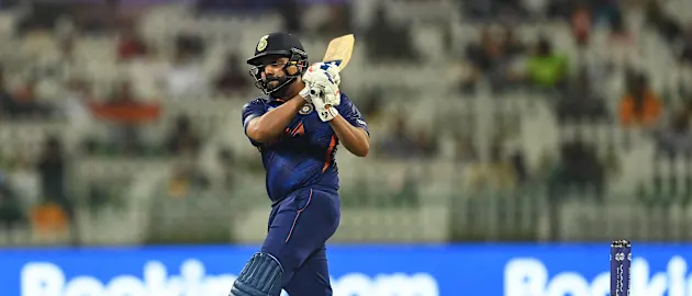 Rohit Sharma scored a half-century