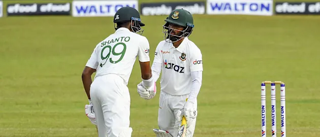 Shanto and Mominul, day two