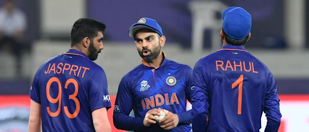 Virat with KL and Bumrah