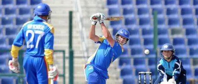 31885 Van der Westhuizen smashes 54-ball century while Gauchan takes hat-trick