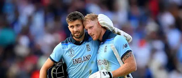 Mark Wood injured his side during the World Cup final