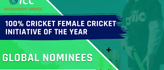100% Cricket Female Cricket Initiative of the Year: Global nominees