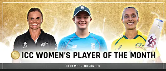 ICC Women's Player of the Month for December 2022 revealed