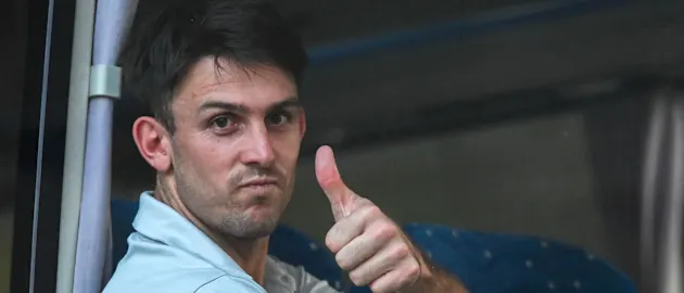 Mitch Marsh thumbs up