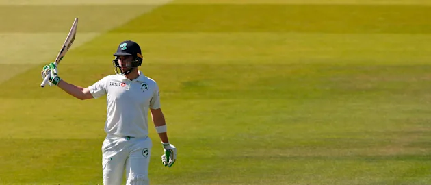 Balbirnie made the only half-century of the day