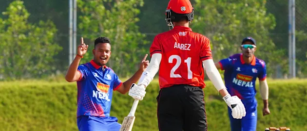 Nepal beat Hong Kong at the ICC Under-19 Men’s Cricket World Cup Asia Qualifier 2023 in UAE.