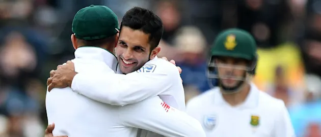 Keshav Maharaj mopped up the innings with the wicket of Wagner, to end with 5 for 94.