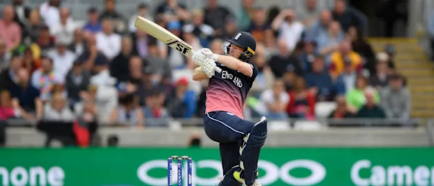 After resumption, Eoin Morgan played positively to put pressure back on Australia, getting past a cracking half-century in the process.