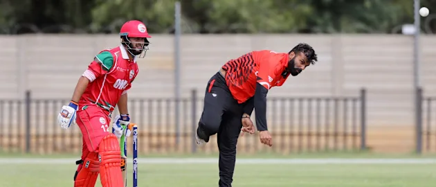 Navneet Dhaliwal claimed the key wicket of Ilyas