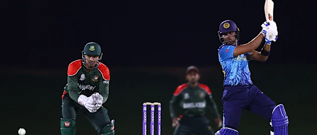 Sri Lanka faced Bangladesh in a warm-up match