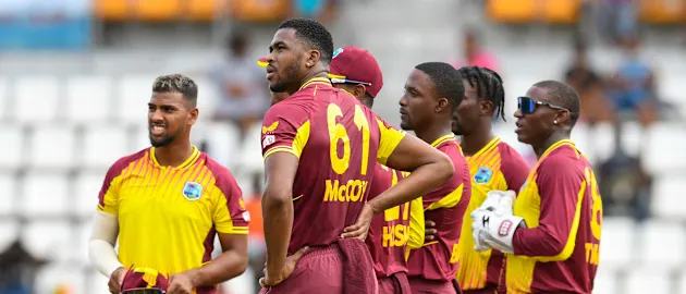 West Indies v Bangladesh at Windsor Park in Roseau, Dominica, on July 02, 2022.