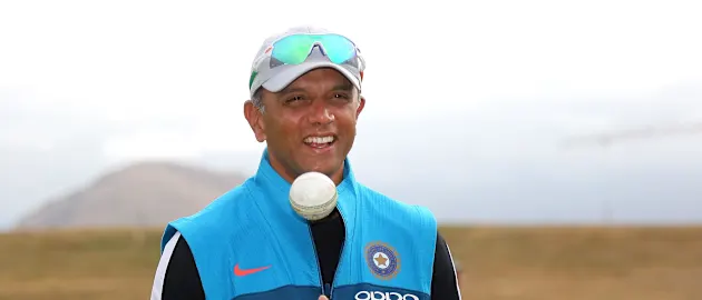 India U19s coach Rahul Dravid