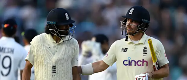 Haseeb Hameed and Rory Burns