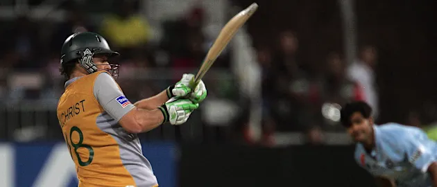 Maxwell included the legendary Adam Gilchrist as his fourth pick