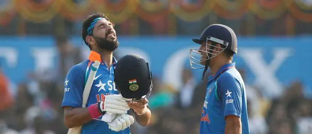 Veterans Yuvraj Singh and Mahendra Singh Dhoni turned back time with their scintillating knocks.