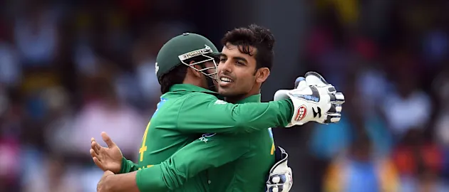 Shadab stars on debut as Pakistan eases to victory | ICC