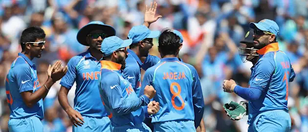 Team India celebrating.