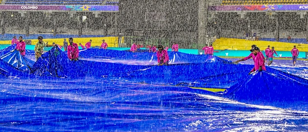 LIVE: Rain delays start of New Zealand innings in CWC25 tie