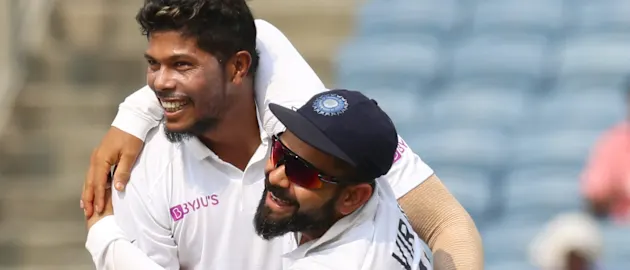 Umesh Yadav claimed three of the wickets to fall on the last day