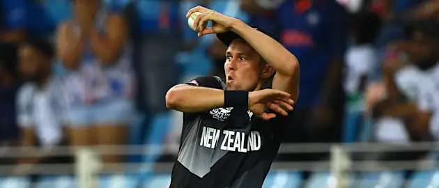 Trent Boult of New Zealand