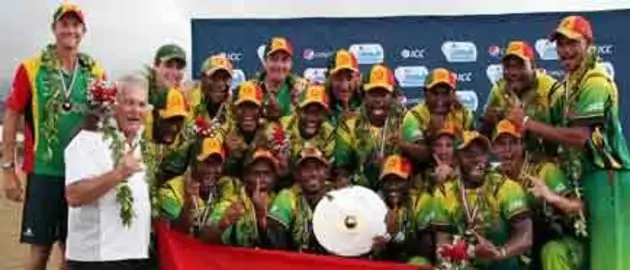 38418 Vanuatu winners of Pepsi ICC WCL Division 8