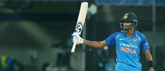 Hardik Pandya's move up the order to No.4 proved successful as the allrounder struck a powerful 78 off 72 balls