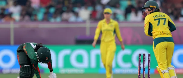 Healy's quick stumping dismisses Joty | CWC25