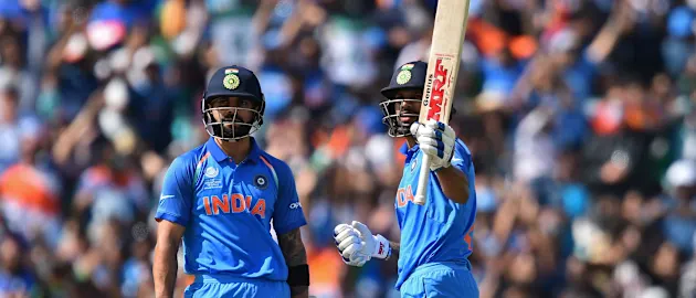 Virat Kohli and Shikhar Dhawan