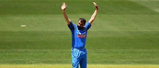 Shami is the only member of India's pace trio from the 2015 World Cup to have retained his place