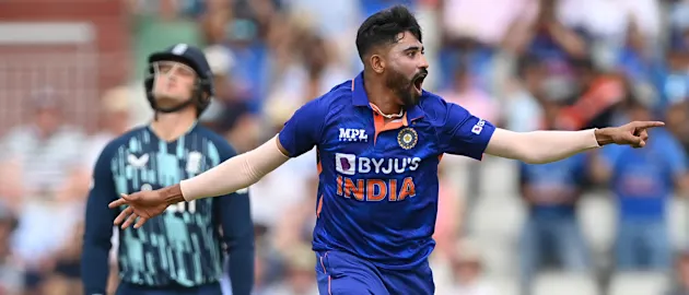 Siraj has been in fine form at ODI level the last 12 months