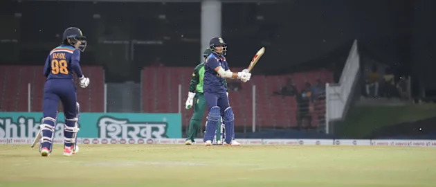 Shafali Verma top scored for India.