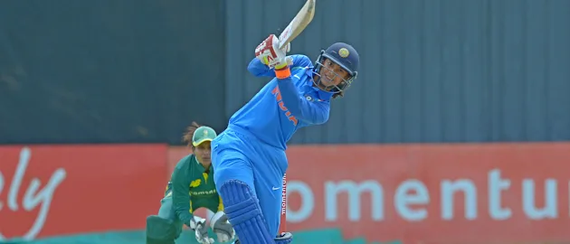 Smriti Mandhana hits out on her way to a superb century