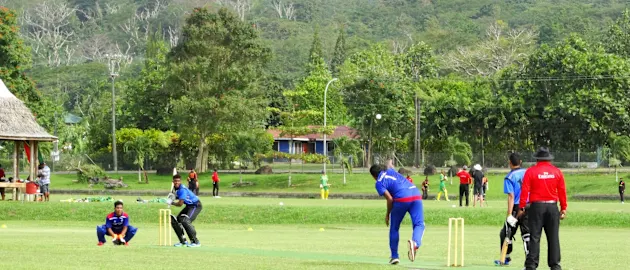 Samoa captain Solofuti Falo bowled his team to victory.